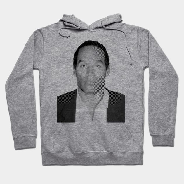 Oj Simpson mugshot Hoodie by CHROME BOOMBOX